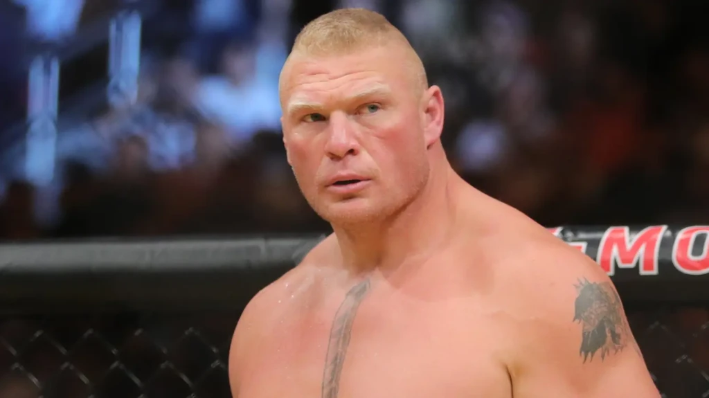 Brock Lesnar no ringue de MMA
